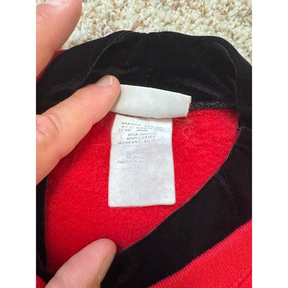 VINTAGE Bedazzled Cat Sweatshirt; Top Stitch by Moring Sun, MEDIUM/LARGE - Picture 6 of 11